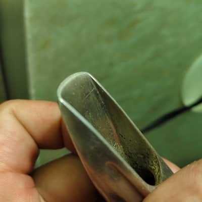 Selmer Scroll shank original temo Mouthpiece 1930s - Silver image 3