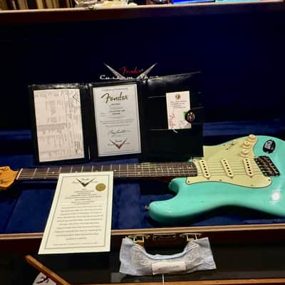 Fender Limited Edition 59 Strat Journeyman Relic 2022 - Faded Aged Sea Foam Green image 10