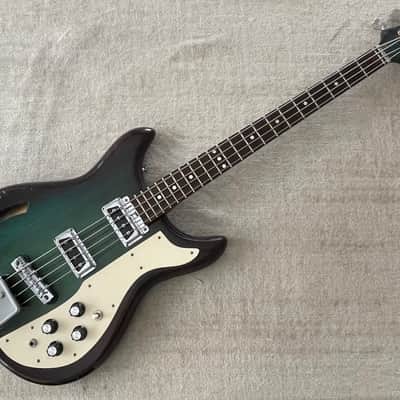 Vintage 1968 Kustom USA K200 Bass Wineburst Finish w Dearmond Pickups + Original Case Rare Model image 4
