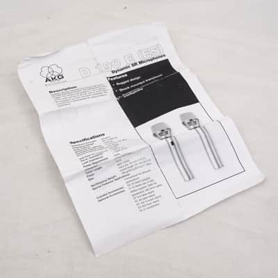 AKG D190E Vintage Dynamic Microphone + Original Case & Manual image 6