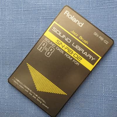 ROLAND Jazz Brush Drum Expansion card for R-8M, R-8 and R-8M mkII image 1