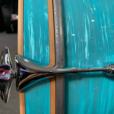 ~WOW!~ SONOR Vintage Series 3-Piece 10/14/20 Benny Greb Style Drum Kit Set in California Blue image 12