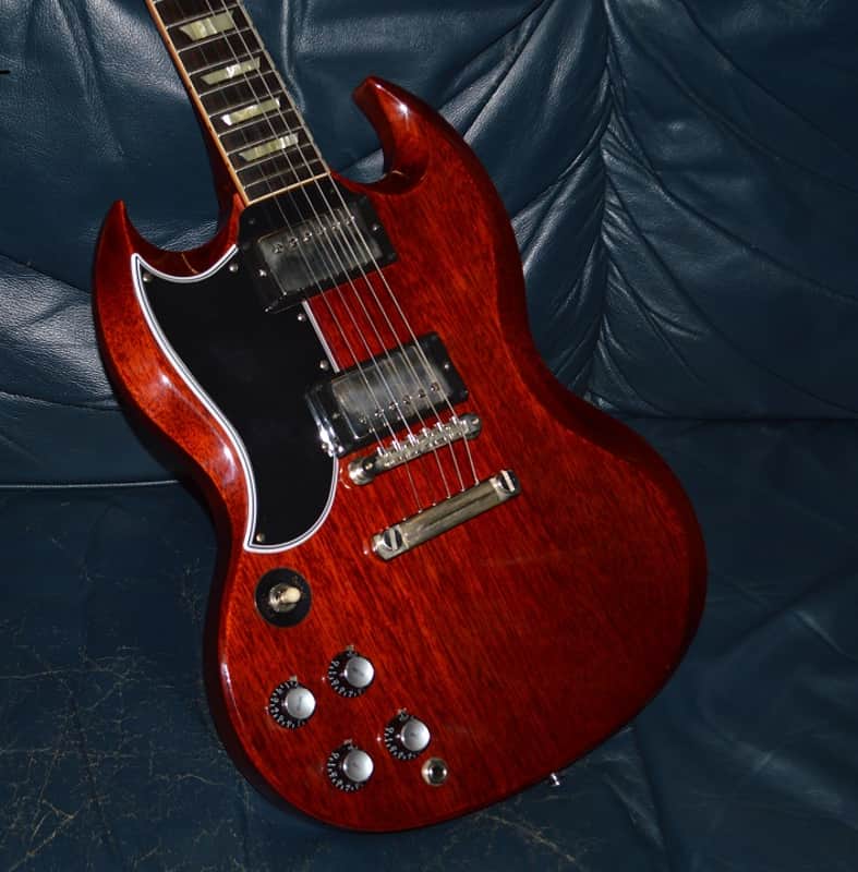 Gibson Lefty SG Mod Collection 2022 - Cherry Translucent image 1