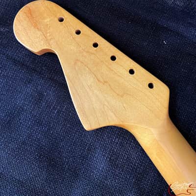 Guitar Mill Jag/Stang-Style Replacement Neck / 2 pc. Maple & Indian Rosewood / 24" Scale Length! / Classic C / Gloss / Closet Clean (#GIN-3898) image 7
