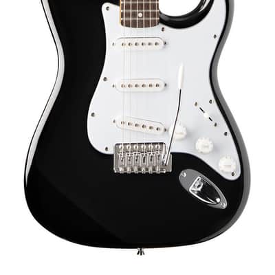 Oscar Schmidt Double Cut Electric Guitar - Black image 2