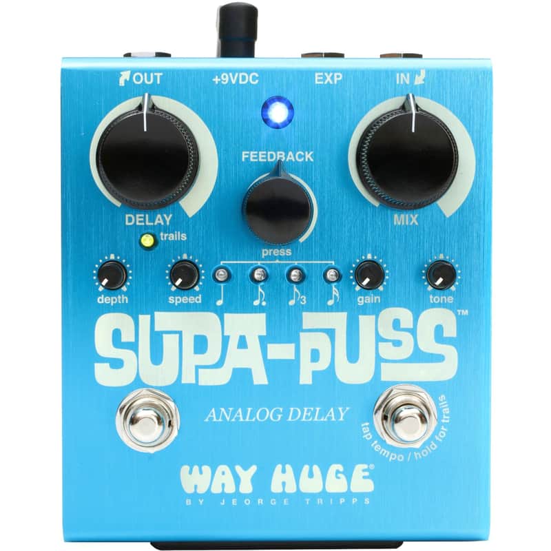 Way Huge Supa Puss Analog Delay Guitar Pedal image 1