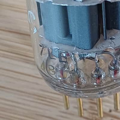 Superb NOS 1968 PHILIPS AMPEREX e88cc 6922  like CV2492 ecc88 6dj8 CCA Valvo print perfectly balanced and very strong, gold pins best audio tube, for EMI redd 47 Bild 12