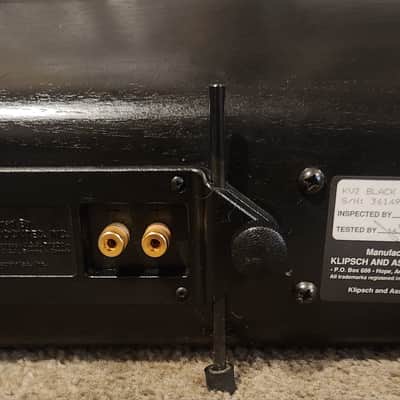 Klipsch Klipsch KV-2 Center Channel Speaker Black Satin 1993 - Black Satin wood image 6