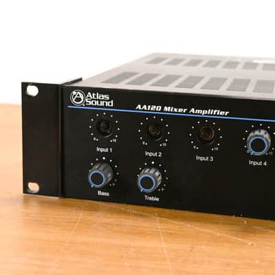 Atlas Sound AA120 6-Channel 120W Mixer Amplifier CG01Y07 image 4