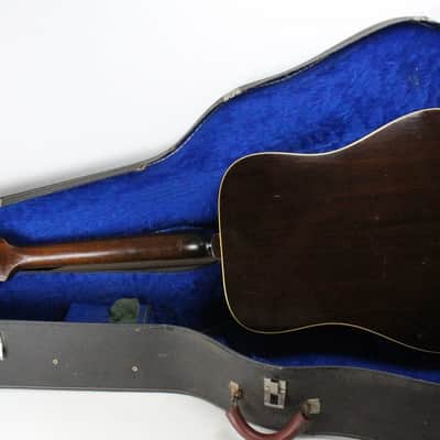 1968 Vintage Gibson J45 ADJ Sunburst Finish 1960s Kalamazoo USA +OHSC image 8
