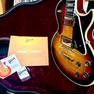 2009 Gibson 68' Les Paul Custom Reissue (68 LPC-F) - Heritage Cherry Sunburst W/O/H/S/C image 2