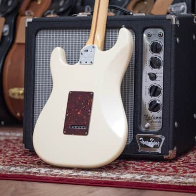 2013 Fender USA American Deluxe Stratocaster Neck - in Olympic Pearl White image 11