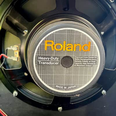 Roland JC-120 Jazz Chorus, 2-Channel, 120-Watt, 2x12", and R&R road case - all once used by Marty Willson-Piper of The Church image 5