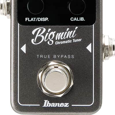 Ibanez BIGMINI Chromatic Mini Pedal Tuner, True Bypass, Silver image 4