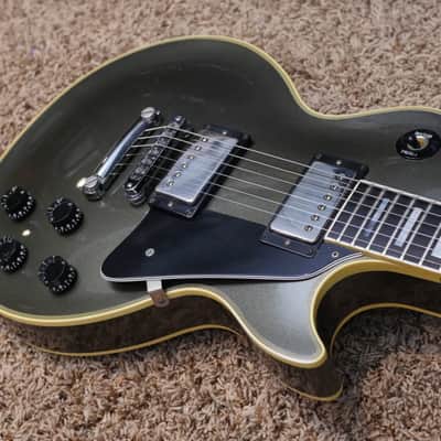 Video! 1986 Gibson Les Paul Custom Charcoal Metallic / Gun Metal Grey image 6