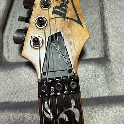 Ibanez JEM77WDP-CNL Steve Vai Signature Woody with Panga Panga Fretboard 2018 - Charcoal Brown Low Gloss image 12