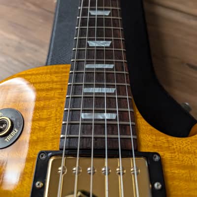 Gibson Les Paul Studio Plus 2003 Trans Amber Flame Top Very Clean W/OHSC image 15