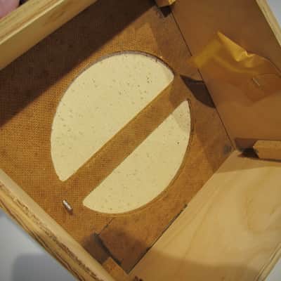 JENCO Speaker Cabinet 8" Vintage NOS Empty Cabinet Only Circa-1950s-1960s-Brown with Splatter Grill Cloth image 17
