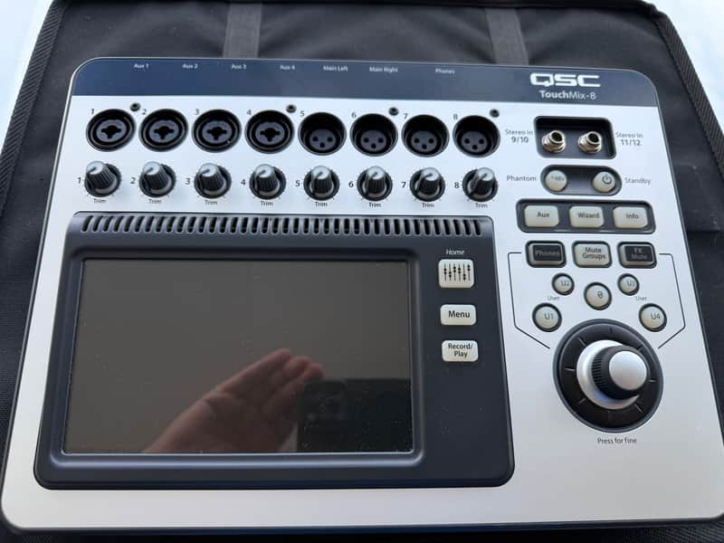 QSC TouchMix-8 Touch Screen Compact Digital Mixer
