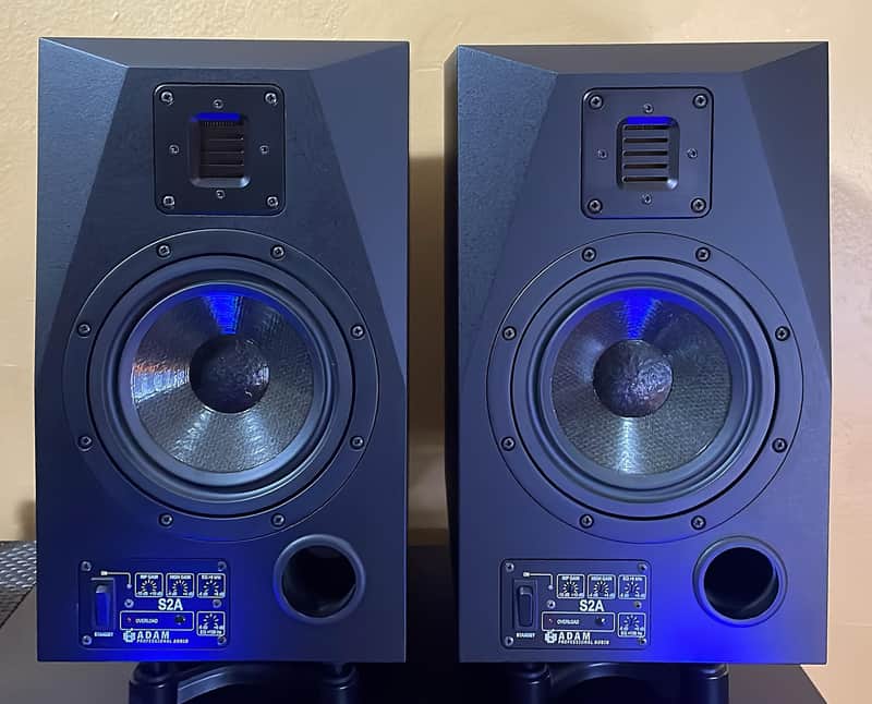 ADAM Audio S2-A Active Nearfield Monitors (Pair) Black | Reverb
