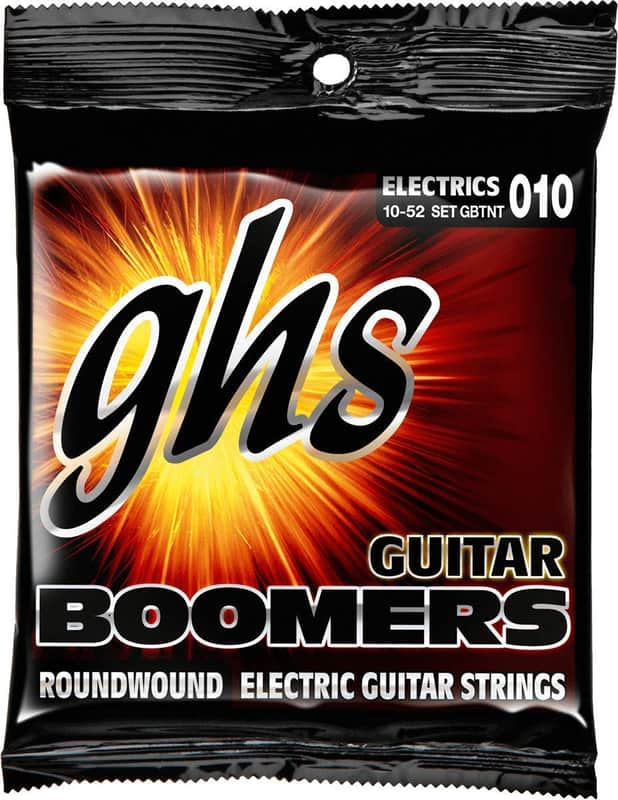 GHS GBTNT Boomers Electric Guitar Strings, Thin &amp; Thick 10-52 image 1