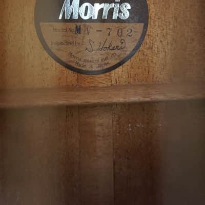 Morris MV-702 1980s - Natural MIJ Acoustic image 9