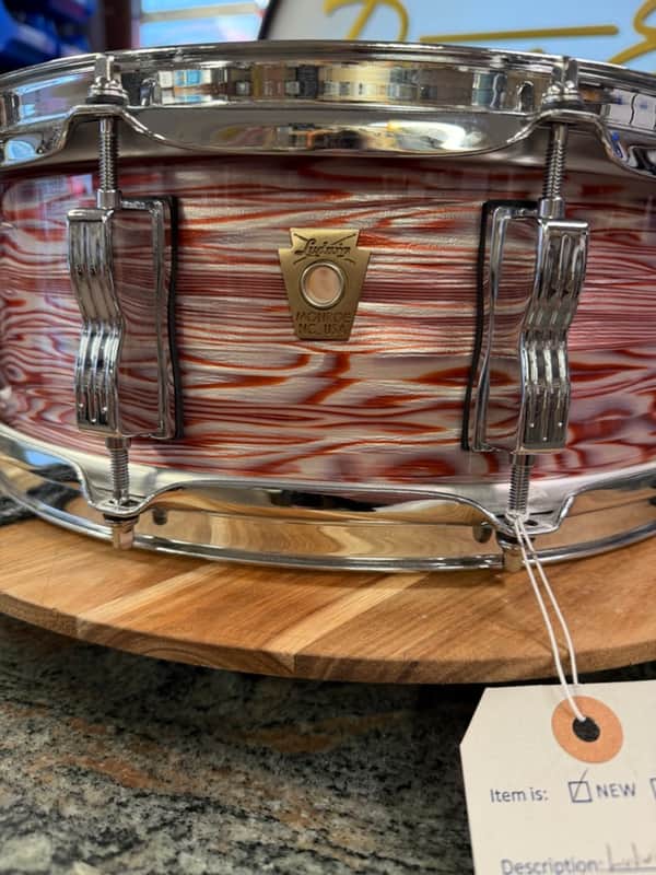 Ludwig Classic Maple Series 5″x14″ Snare Drums – Pink Oyster image 1