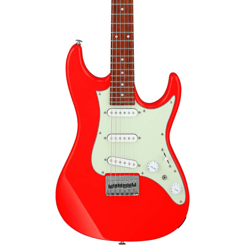 Ibanez AZES31 Electric Guitar Vermilion SSS image 1