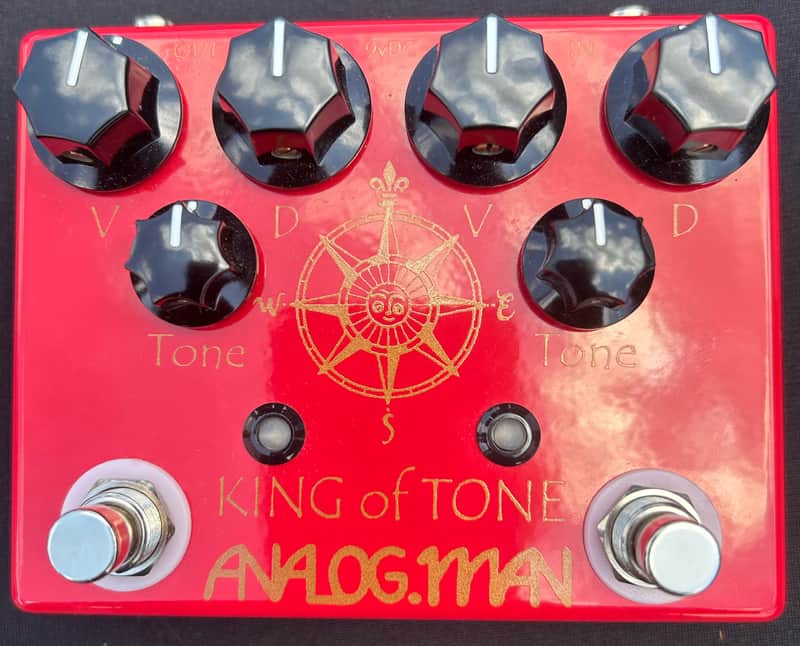 Analogman King of Tone V4 with Red Side High Gain Option image 1