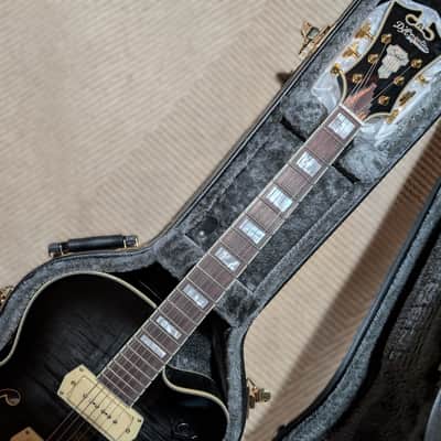 D'Angelico Excel EX-59 Hollow Body Single Cutaway with Stairstep Tailpiece 2010s - Midnight Matte image 6