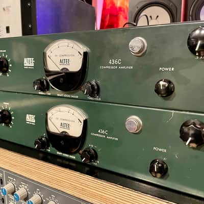 Full EMI converted Altec 436C Compressor Amplifiers with RS124 mods - Sequential Serial #’s! Very Clean Pair image 2