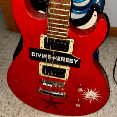 Silvertone SPN5 Double Cutaway with Two Humbuckers Repainted image 1