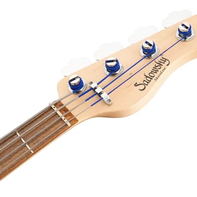 Sadowsky MetroLine 21-Fret Vintage J/J Bass-Red Alder Body-4 String-'59 Burst Transparent High Polish image 7