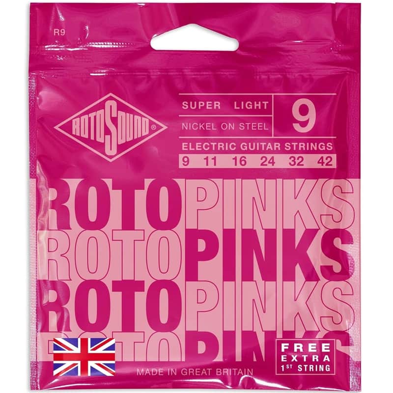 Rotosound Electric Guitar String Set Super Light 9-42 R9 image 1