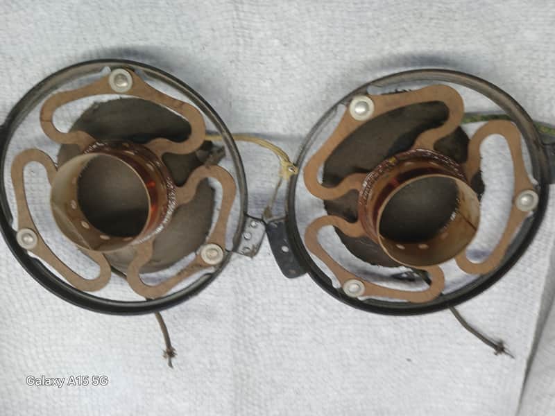 JENSÈN VOICE COILS AND BAKELITE SPIDER PAIR FOR 12 AND 15" Field coil 12 15" 1940s image 1
