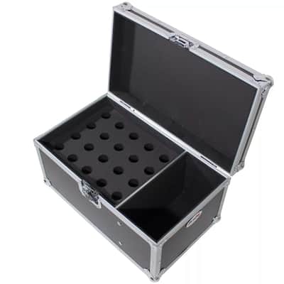 ATA Flight Road Microphone Case | Holds 20 Mics with Extra Storage – Heavy-Duty Gig-Ready Mic Organizer image 2