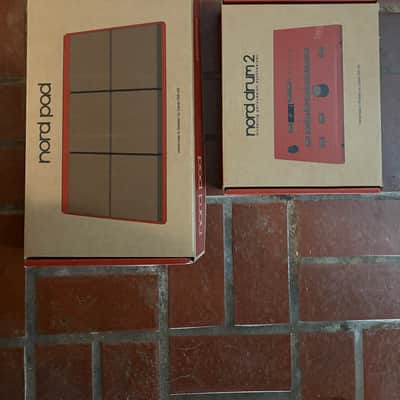 Nord Drum 2 6-Channel Modeling Percussion Synthesizer with Pad Controller 2014 - 2016 - Red with Black Pads image 6