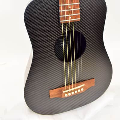 KLOS Carbon Travel Acoustic Guitar w/ Gig Bag image 3