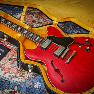 GIBSON USA Custom Shop '63 ES-335 Block Reissue "Faded Cherry" (2014) image 1