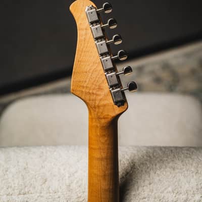 Xotic USA California Classic XSC Pro-2 SSH Light Aging-Lake Placid Blue w/Roasted Flame Maple Neck & FB image 6