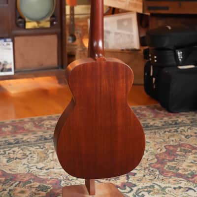 Guild M-20 Natural All African Mahogany Concert Acoustic Guitar #0317 image 8