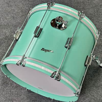 Rogers Tower 3pc Drum Set Seafoam Green 18/12/14 image 4