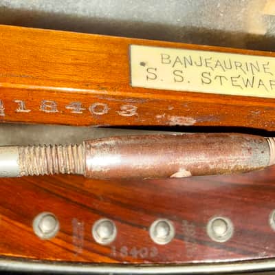 S S Stewart Banjeaurine C-1890 Banjo image 7