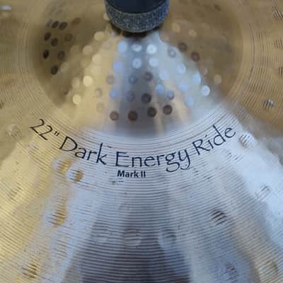 Paiste 22" Signature Dark Energy Mark II Ride Cymbal 2004 - Present - Traditional image 2