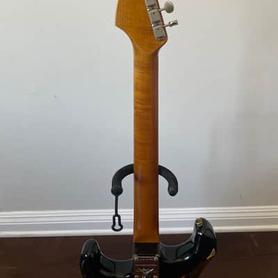 Fender Custom Shop Dual Mag II Stratocaster Relic 2020 - Black over 3-Color Sunburst image 5