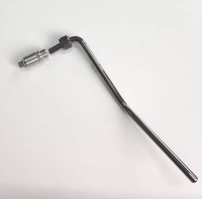 Black Nickel Floyd Rose Left Handed Tremolo Bridge System Whammy Bar Arm image 1