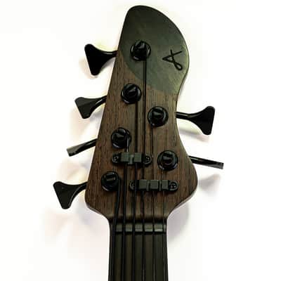 2019 Alpher Mako Elite Thinline 6-String Bass Guitar w/ Aguilar Super Singles, Wenge Neck/Top, Boutique Build Quality image 12