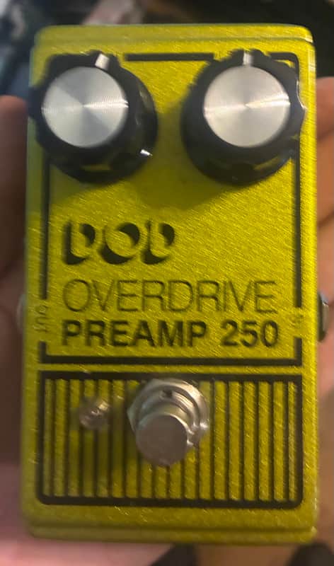 DOD Overdrive Preamp 250 Reissue 1995 - Present - Yellow image 1
