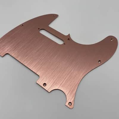 Rose Gold Aluminum Guitar Telecaster Tele Style Pickguard Scratch Plate image 1