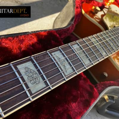 ✮BEAUTIFUL✮2007 Gretsch G-6120 DSV✮DYNASONICS✮BIGSBY✮Orange Stain✮ 7.0 LBS!✮OHSC image 6